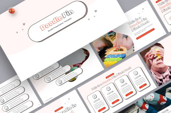 Colorful Doodles PowerPoint Template